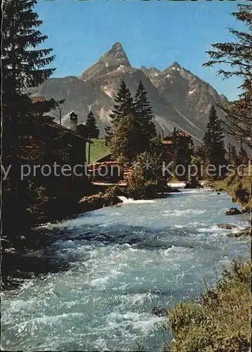 Ehrwald Tirol Loisach mit Sonnenspitze / Ehrwald /