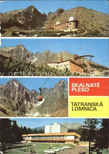 Vysoke Tatry Hohe Tatra Skalnate pleso  Kat. Slowakische Republik