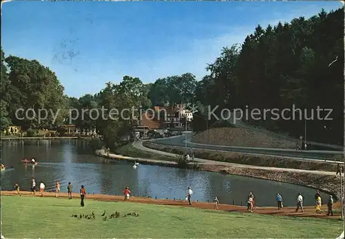 Bad Iburg Kneipp und Luftkurort Teutoburger Wald Charlottensee Kat. Bad Iburg