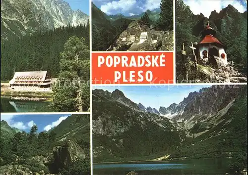 Vysoke Tatry Hohe Tatra les Hautes Tatras Popradske pleso Kat. Slowakische Republik