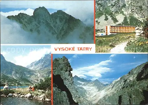 Vysoke Tatry Hohe Tatra Velicka dolina Kat. Slowakische Republik