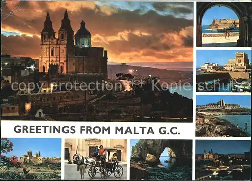 Malta Ortsansichten Kat. Malta