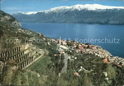 Lago di Garda Gargnano Teilansicht Kat. Italien