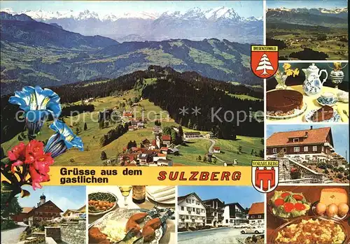 Sulzberg Vorarlberg Teilansichten Kat. Sulzberg