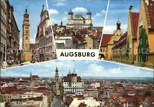Augsburg Ortsansichten Kat. Augsburg