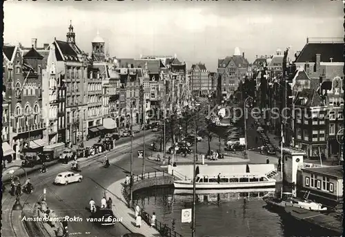 Amsterdam Niederlande Rokin vanaf spui Kat. Amsterdam