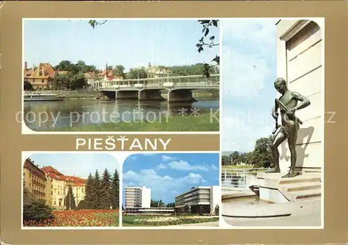 Piestany Brueckenpartie Denkmal Kat. Piestany