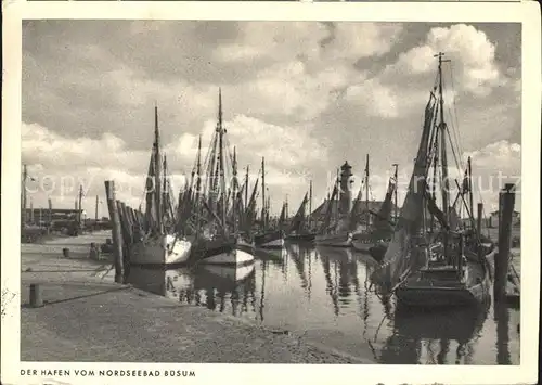 Buesum Nordseebad Hafen Kat. Buesum