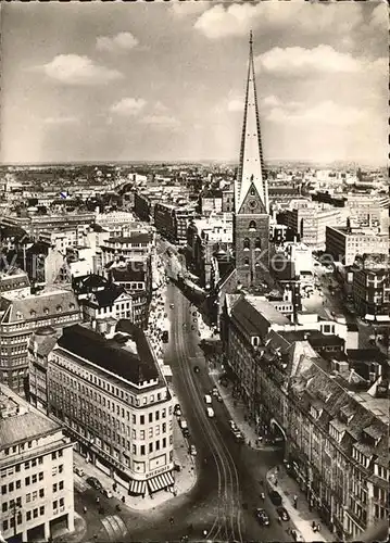 Hamburg Blick vom Rathausturm Kat. Hamburg
