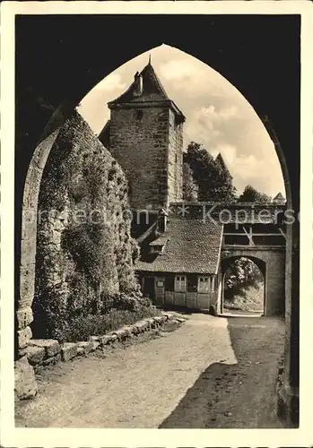 Rothenburg Tauber Kobolzeller Tor  Kat. Rothenburg ob der Tauber