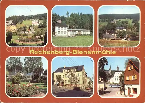 Rechenberg Bienenmuehle Osterzgebirge Parkanlage Cafe am Waldrand Kat. Rechenberg Bienenmuehle