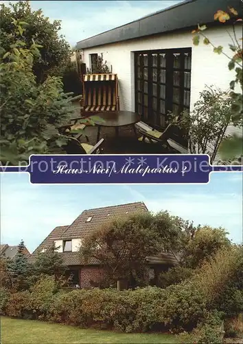 Westerland Sylt Ferienhaus Nici und Marlepartus Kat. Westerland