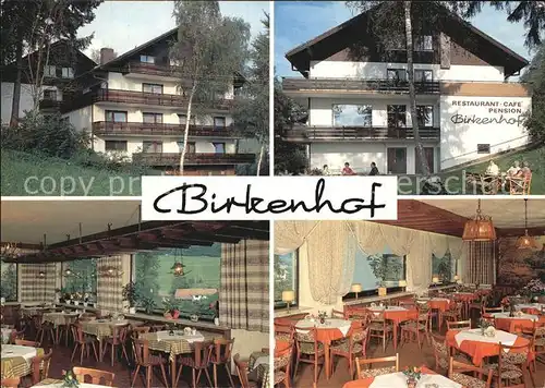 Waldmichelbach Hotel Restaurant Birkenhof Gastraeume Kat. Wald Michelbach