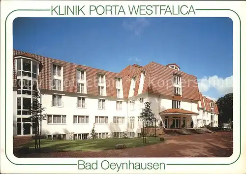 Bad Oeynhausen Klinik Porta Westfalica Kat. Bad Oeynhausen