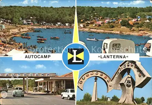 Porec Autocamp Lanterna See Eingang Kat. Kroatien