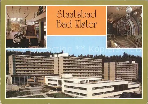 Bad Elster Therapiekomplex und Bettenhaeuser Kat. Bad Elster
