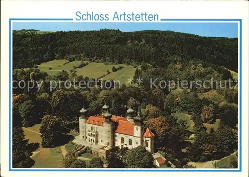 Artstetten-Poebring Schloss Artstetten Fliegeraufnahme / Artstetten-Poebring /Mostviertel-Eisenwurzen