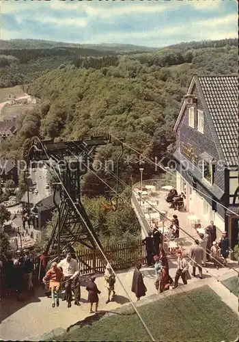 Burg Wupper Schloss Burg Seilbahn Kat. Solingen