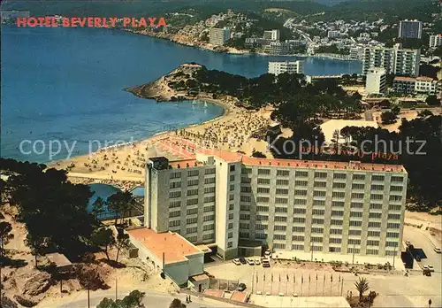 Paguera Mallorca Islas Baleares Hotel Beverly Playa Fliegeraufnahme Kat. Calvia