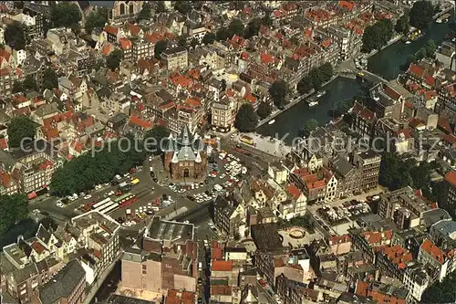 Amsterdam Niederlande Waag en omgeving Fliegeraufnahme Kat. Amsterdam