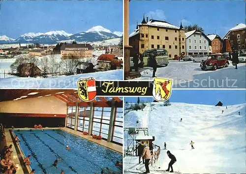 Tamsweg Lungau Ortsansichten Hallenbad Skilift Kat. Tamsweg