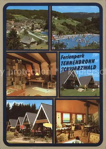 Tennenbronn Ferienpark Total Schwimmbad Bungalows Innenraum Kat. Schramberg