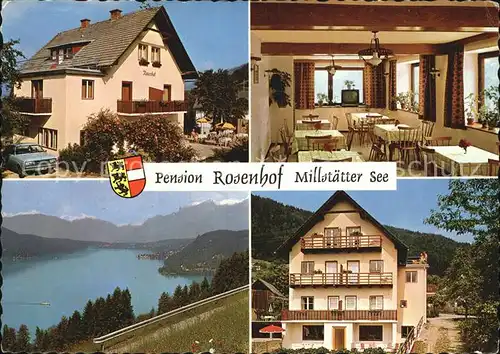 Millstatt Millstaettersee Pension Rosenhof Gaststube Kat. Millstatt Millstaetter See