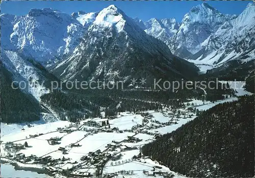 Pertisau Achensee mit Karwendelgebirge Kat. Eben am Achensee