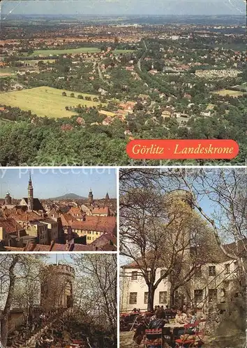 Goerlitz Sachsen Landeskrone Altstadt Aussichtsturm HOG Kat. Goerlitz