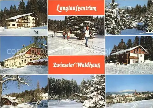 Zwiesel Niederbayern Zwieseler Waldhaus Panorama Teilansichten Kat. Zwiesel