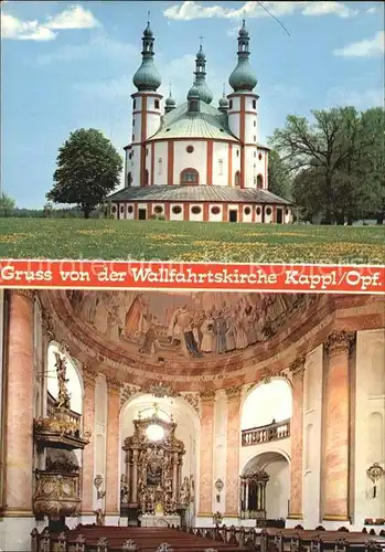 Kappl Waldsassen Wallfahrtskirche Inneres Kat. Waldsassen