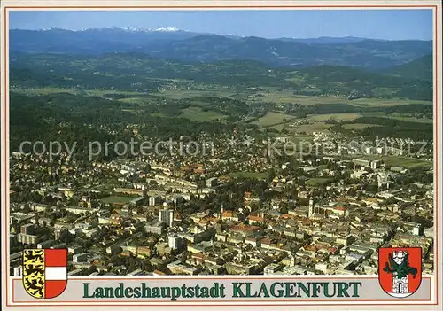 Klagenfurt Woerthersee Fliegeraufnahme / Klagenfurt /Klagenfurt-Villach
