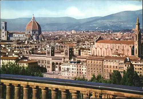 Firenze Toscana Gesamtansicht mit Dom Kat. Firenze