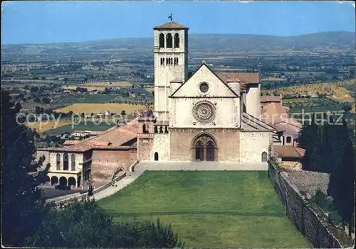 Assisi Umbria Die obere Basilika  Kat. Assisi