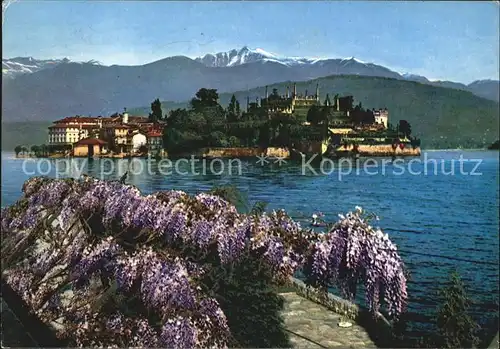 Isola Bella Vom See aus gesehen Kat. Lago Maggiore