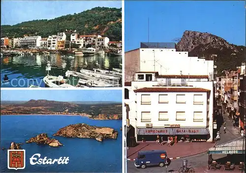 Estartit Costa Brava Hafen Ortsansihten Kat. Spanien