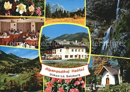 Unken Alpengasthof Heutal Kat. Unken