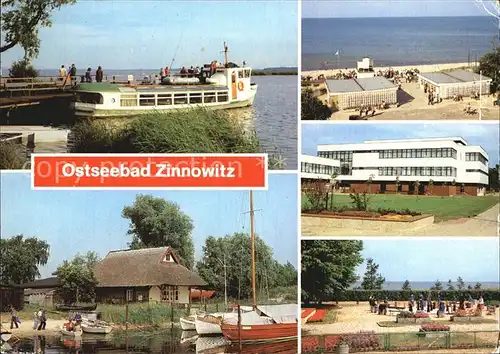 Zinnowitz Ostseebad Achterwasser Bootshafen FDGB Feriendienst IG Wismut Roter Oktober