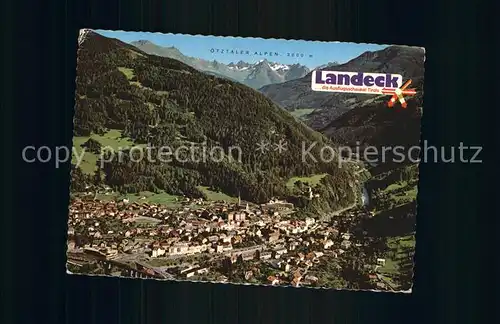 Landeck Tirol Ortsansicht ?tztaler Alpen Kat. Landeck