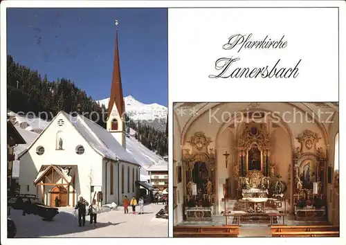 Lanersbach Tuxertal Pfarrkiche Sankt Thomas Kat. Tux Finkenberg