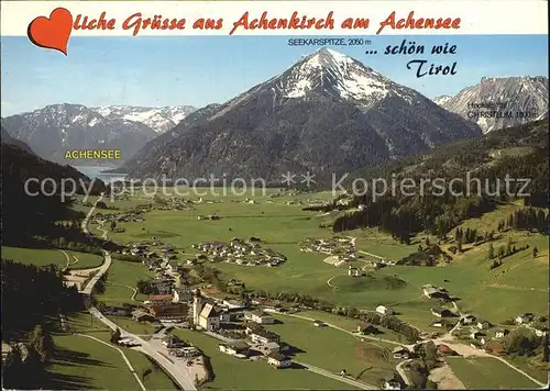 Achenkirch Achensee Seekarspitze Erholungsort Kat. Achenkirch am Achensee