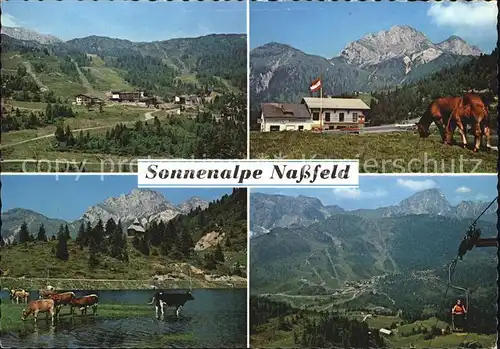 Nassfeld Kaernten Sonnenalpe Bergkirche Gaertnerkofel Rosskofel Kat. Oesterreich