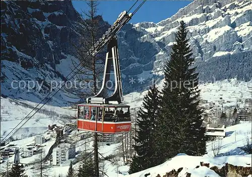 Leukerbad Luftseilbahn Torrent Gemmiwand Kat. Loeche les Bains