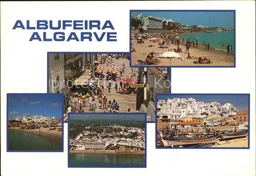 Albufeira Algarve Portugal Strand Boote  Kat. Albufeira