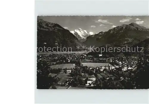 Matten Interlaken Panorama mit Jungfrau Berner Alpen Kat. Matten Interlaken