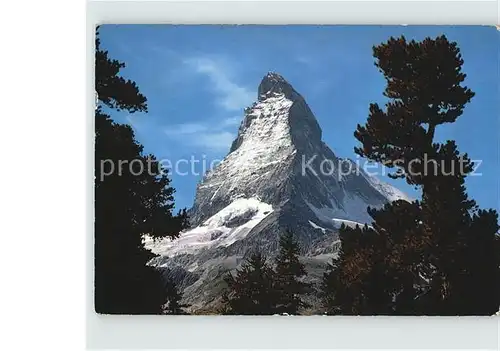 Zermatt VS Matterhorn Mt Cervan Walliser Alpen Kat. Zermatt
