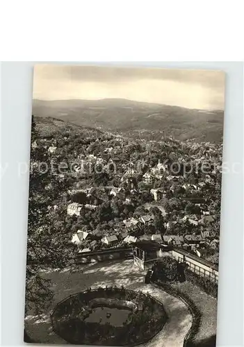 Wernigerode Harz Panorama Blick vom Schloss Feudalmuseum Kat. Wernigerode