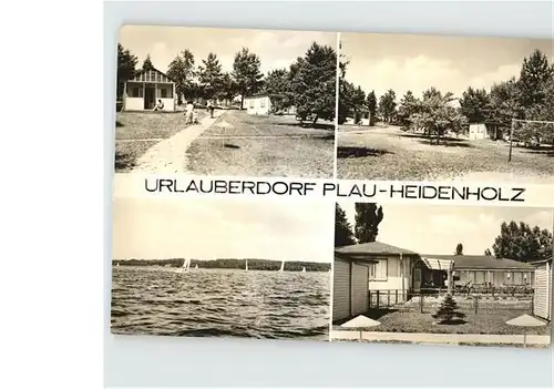 Heidenholz Urlauberdorf Mecklenburgische Seenplatte Kat. Plau See