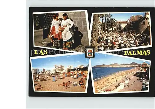 Las Palmas Gran Canaria Trachten Fest Strand Kat. Las Palmas Gran Canaria