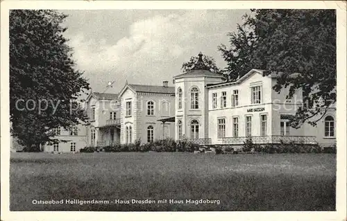 Heiligendamm Ostseebad Haus Dresden und Magdeburg Kat. Bad Doberan